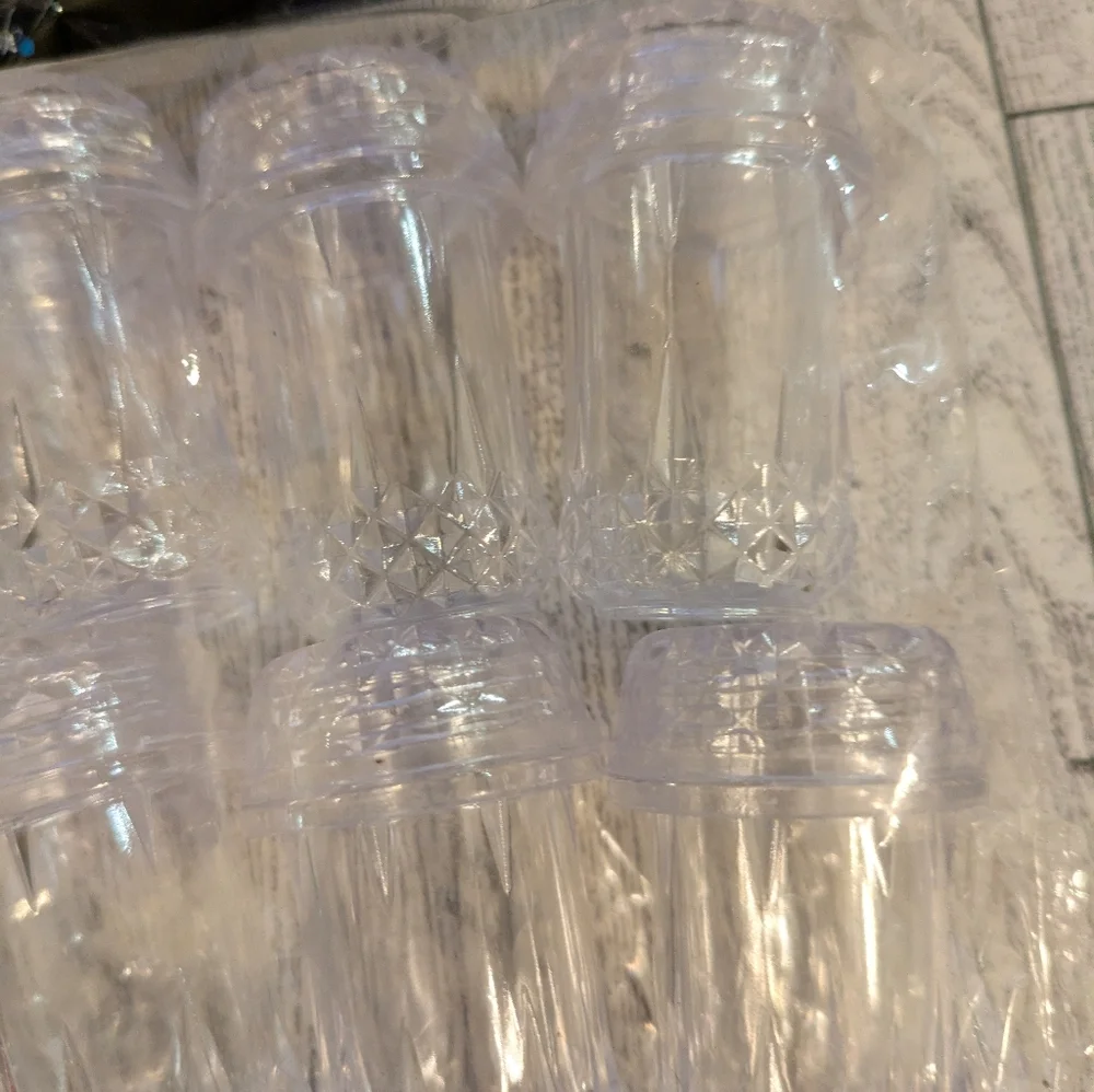 Clear Mini Salt & Pepper Shakers